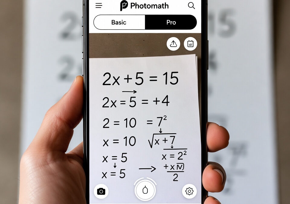 Photomath – podrška učenju matematike