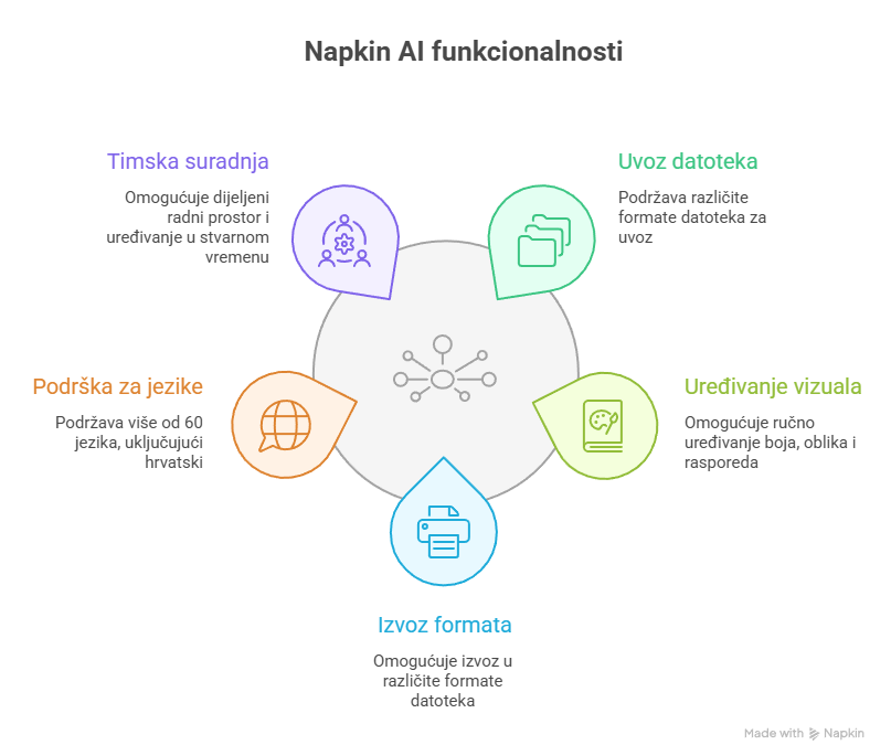 Brza izrada vizualnih nastavnih sadržaja uz Napkin AI
